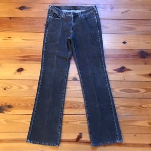 Christopher Blue Grey Bootcut Jeans, EUC, 8